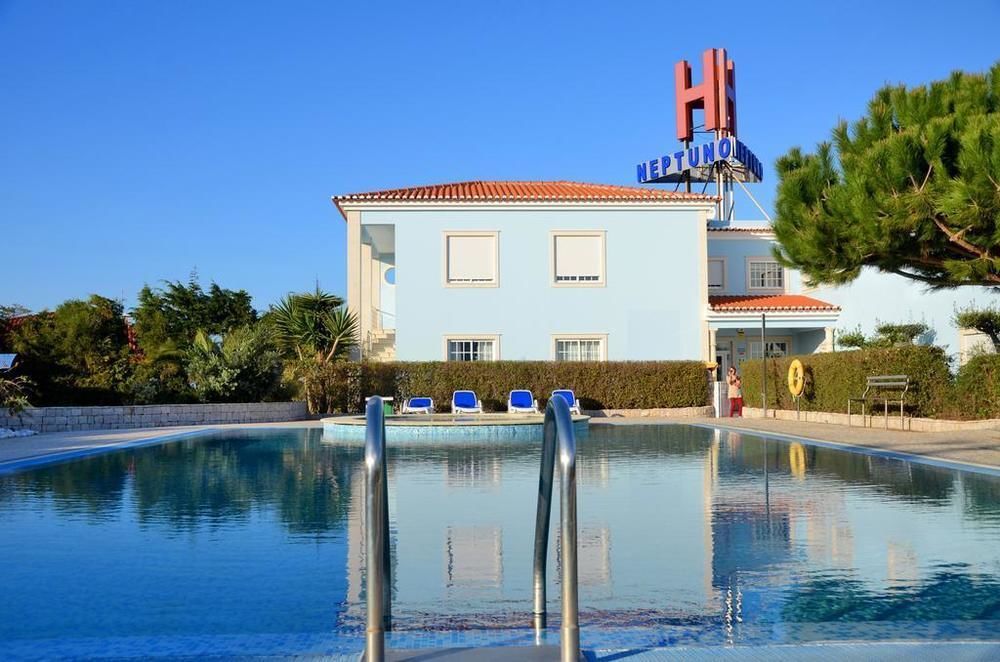 Hotel Neptuno Atouguia Da Baleia Bagian luar foto